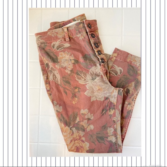 Pilcro Floral Denim - Picture 3 of 4